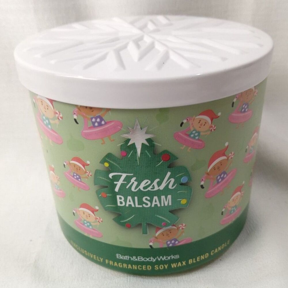 Bath & Body Works Fresh Balsam 3-Wick Candle 14.5 oz